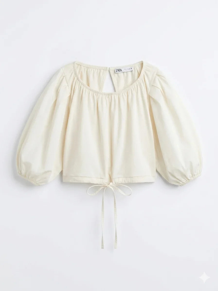 Zara Girl's Off White Blouse | Zara In Lebanon
