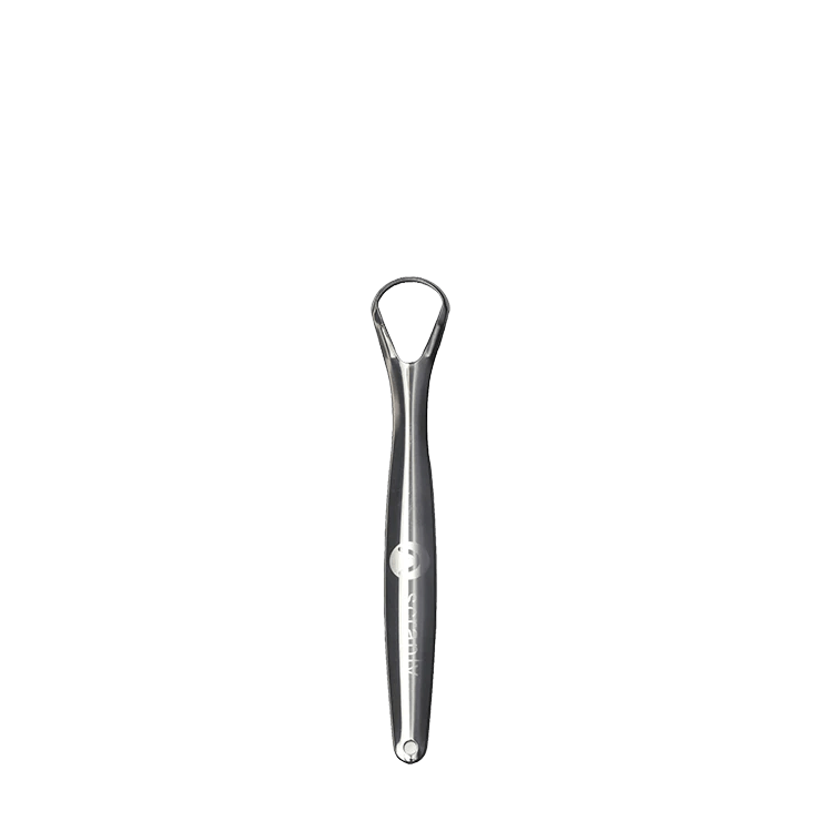 Sale Stainless Steel Tongue Scraper Oral Cleaner small loop - 1 pc