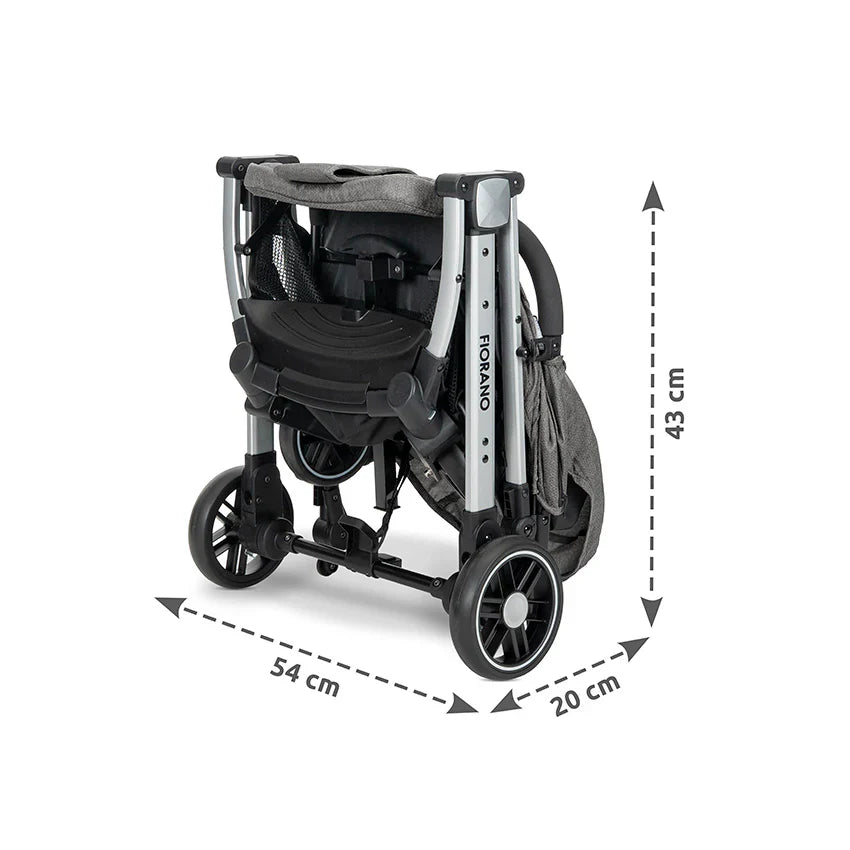 Lorelli - Fiorano Baby Stroller - Black
