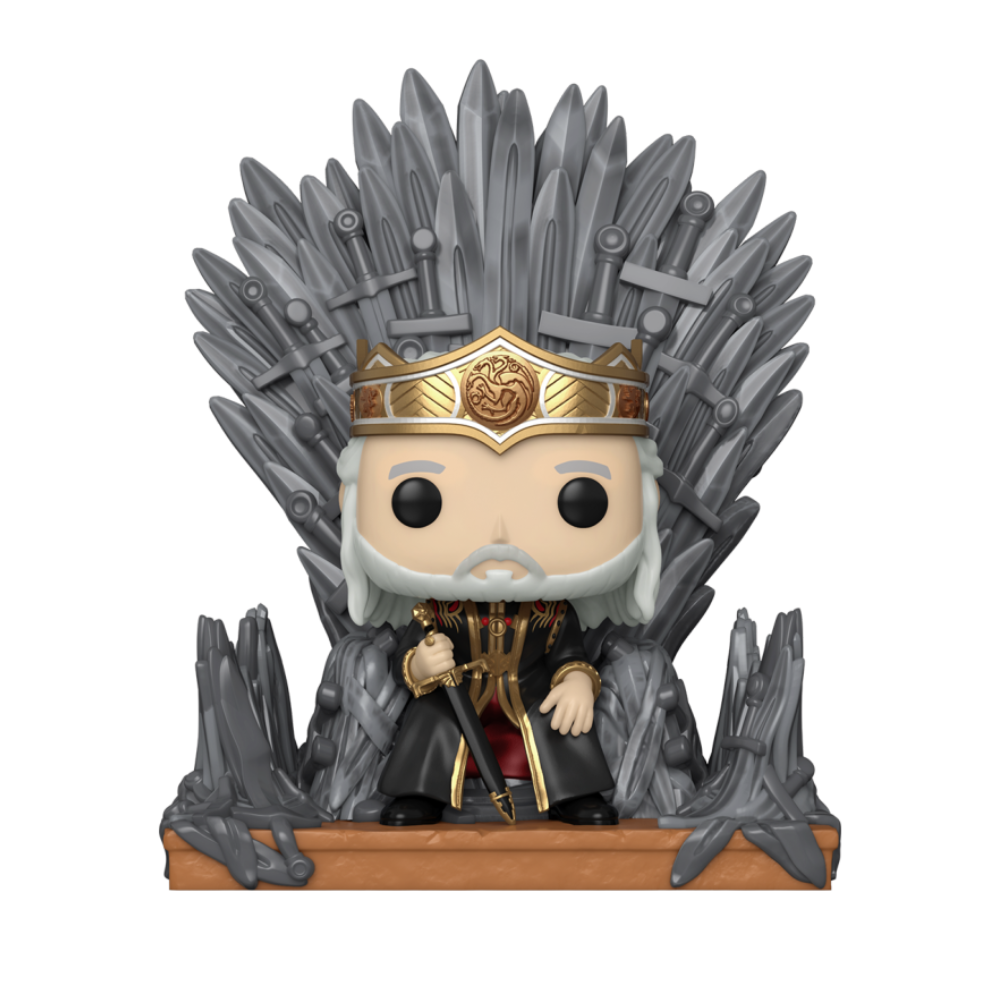 Funko : Pop Deluxe! - House of the Dragons S2 - Viserys on Throne - Medaid International