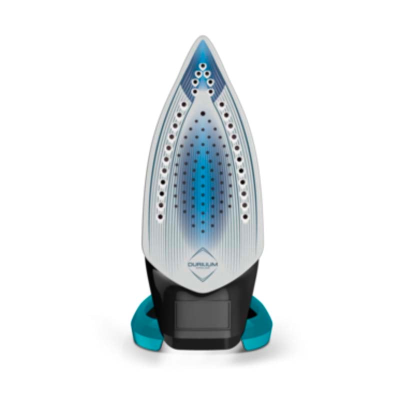 Tefal FV6832M0 iron Ultragliss + Black Glama/Blue boreal 2800W 50 g/min 260 g/min Durilium Airglide Anti drip Anti Scale Setting