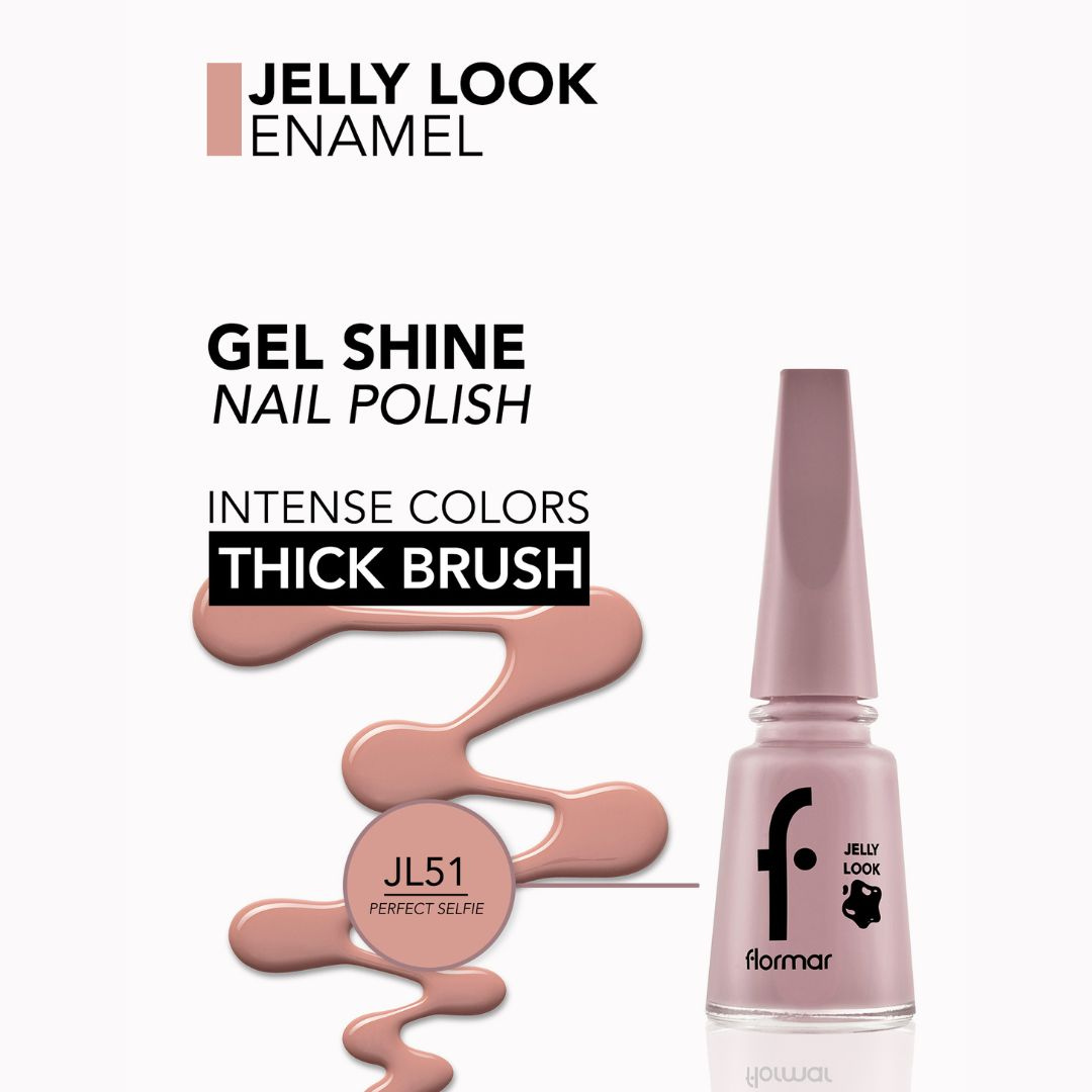 Flormar Jelly Look Nail Enamel JL51 Perfect Selfie Nail Polish