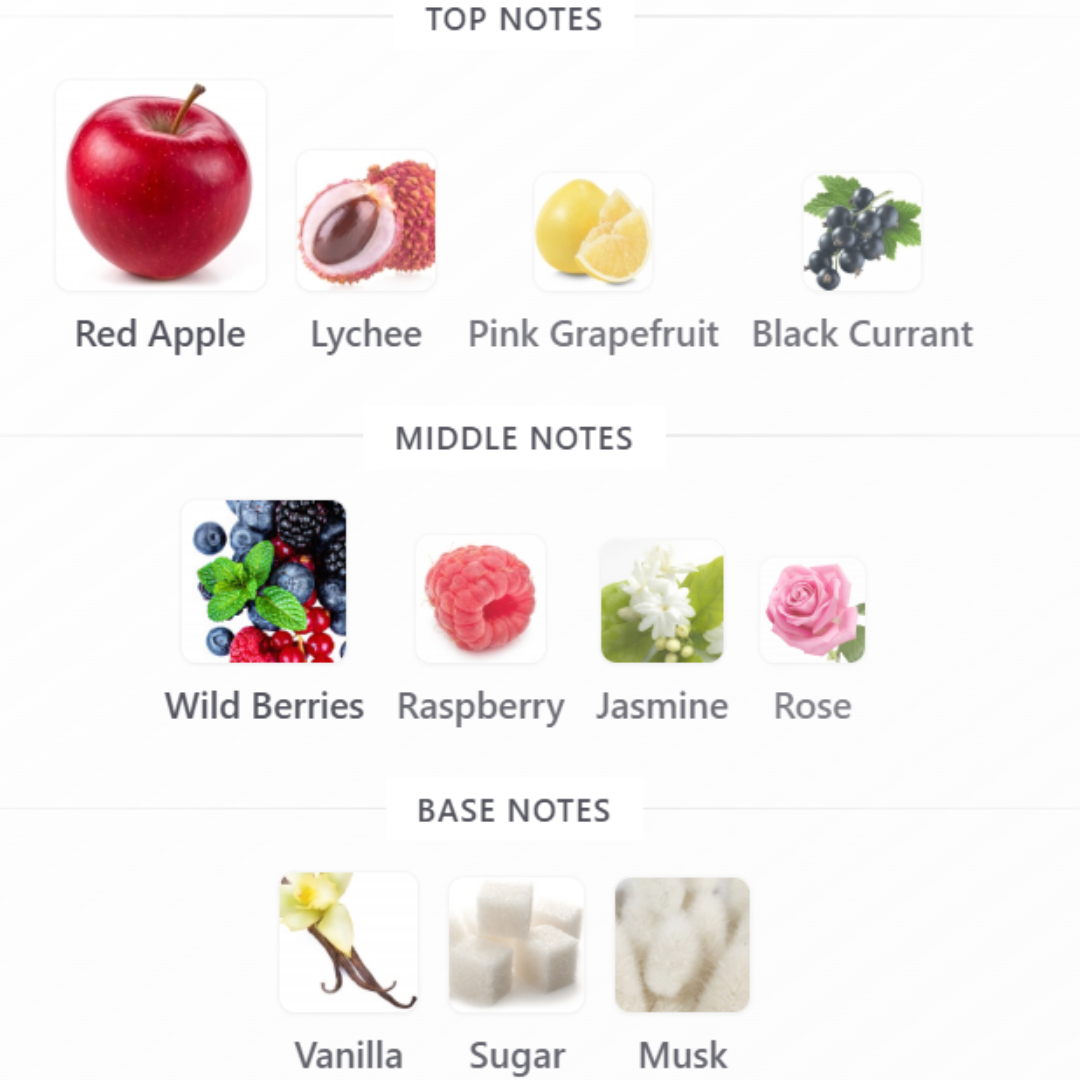 Fragrance World Elysia Apple Rouge Eau De Parfum