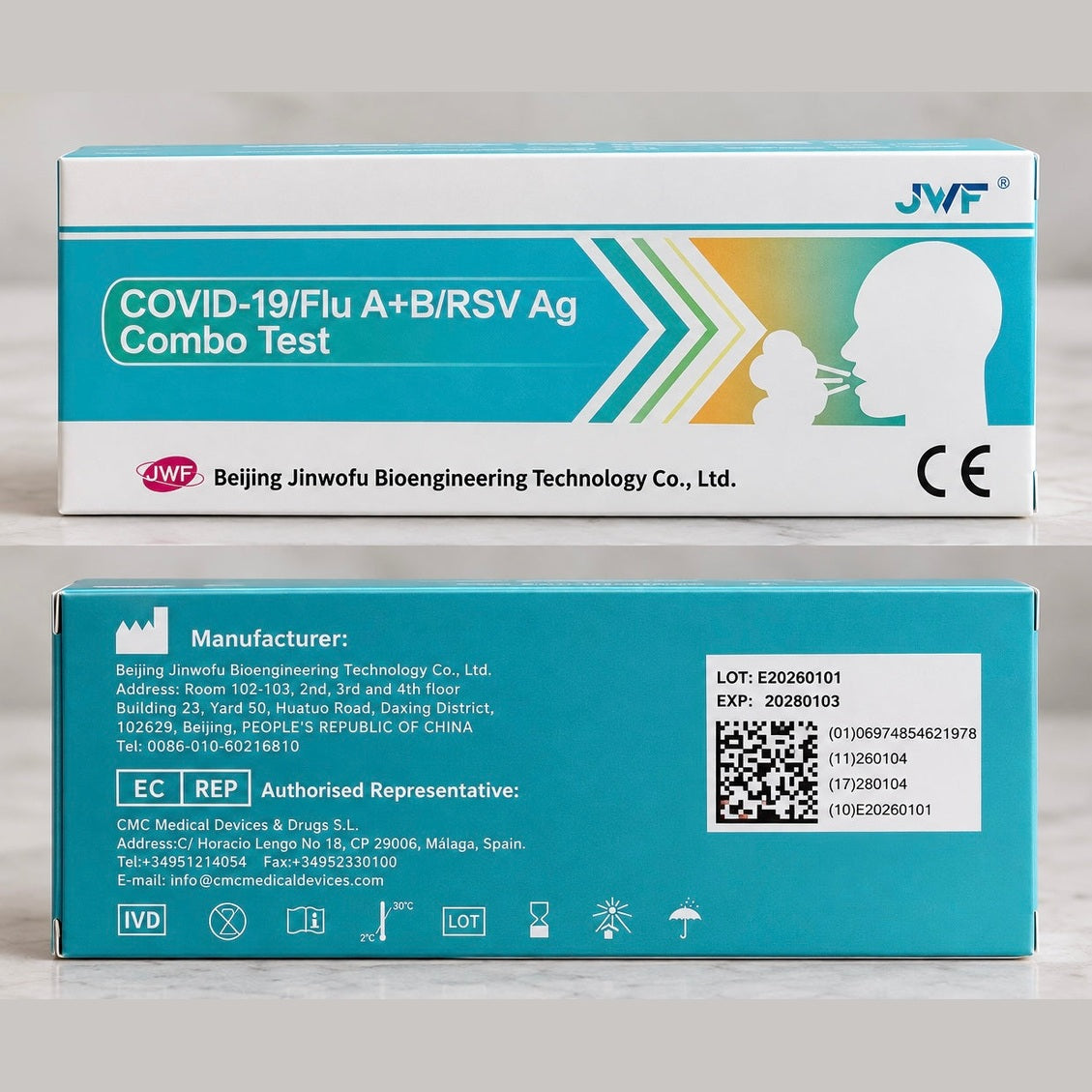 Covid-19 / Flu A+B / RSV Ag Rapid Test (3-in-1 Covid/H1N1/RSV)
