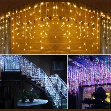 Lights On Rope 9 Meter 300 Led Light Transparent Line Christmas