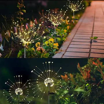 Starbust Adjustable Solar Powered Garden Firework Lights