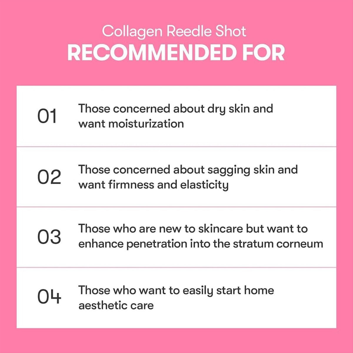VT Collagen Reedle Shot for firmness and elasticity care