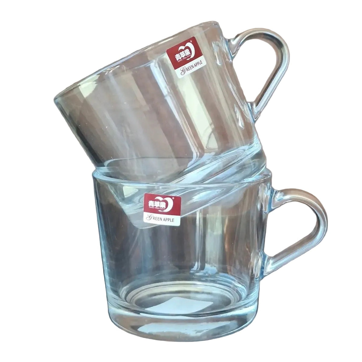 Set Of 6 Pcs Glass Tea Mugs