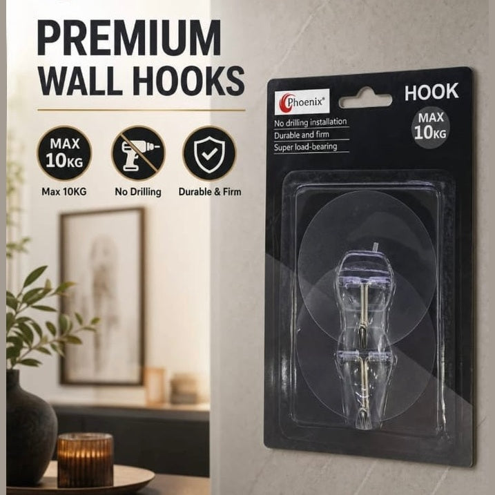 Phoenix,2 Pcs Round Hooks