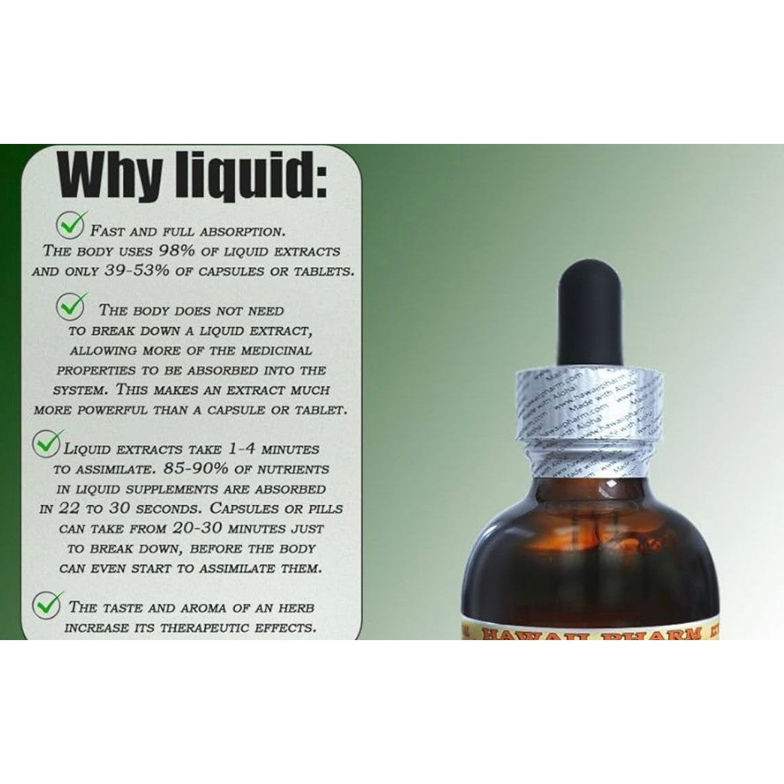 Rue Alcohol-Free Liquid Extract, Organic Rue (Ruta graveolens) Dried Herb Glycerite Natural Herbal Supplement, Hawaii Pharm, USA 2 fl.oz - Medaid International
