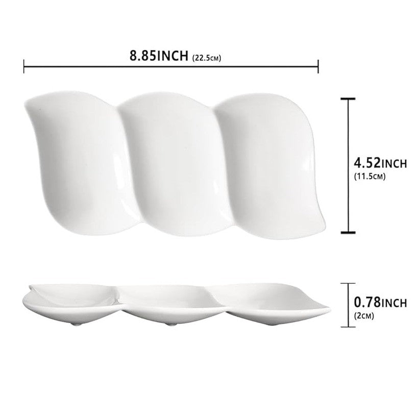 White Melamine Cheese Ball Platter
