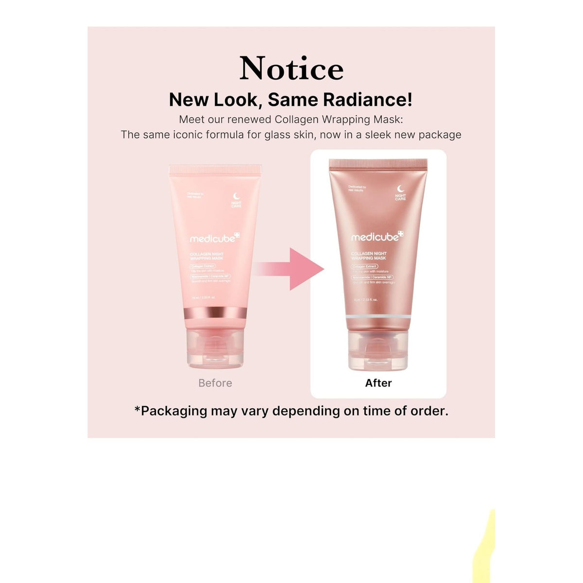 Medicube collagen mask