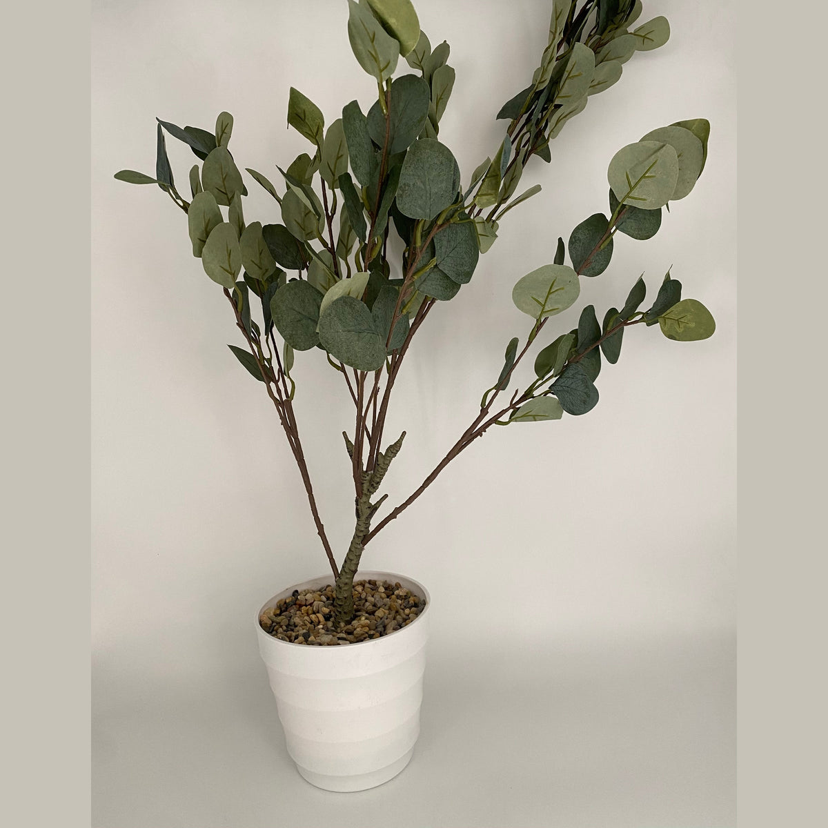 Artificial Green Tree With Plastic Pot