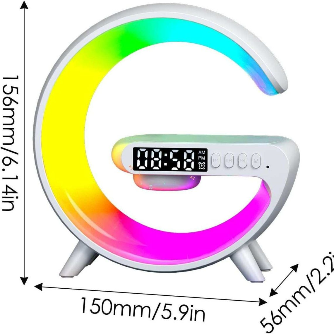 RGB Wireless Charger Night Light Smart Light Sound machine G63