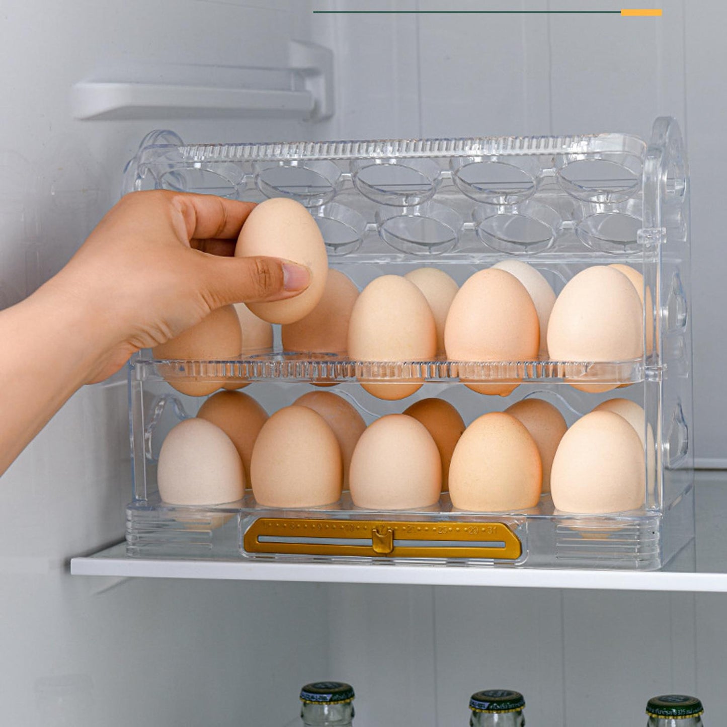 Egg Storage Box 30 pcs Kitchen Organizer