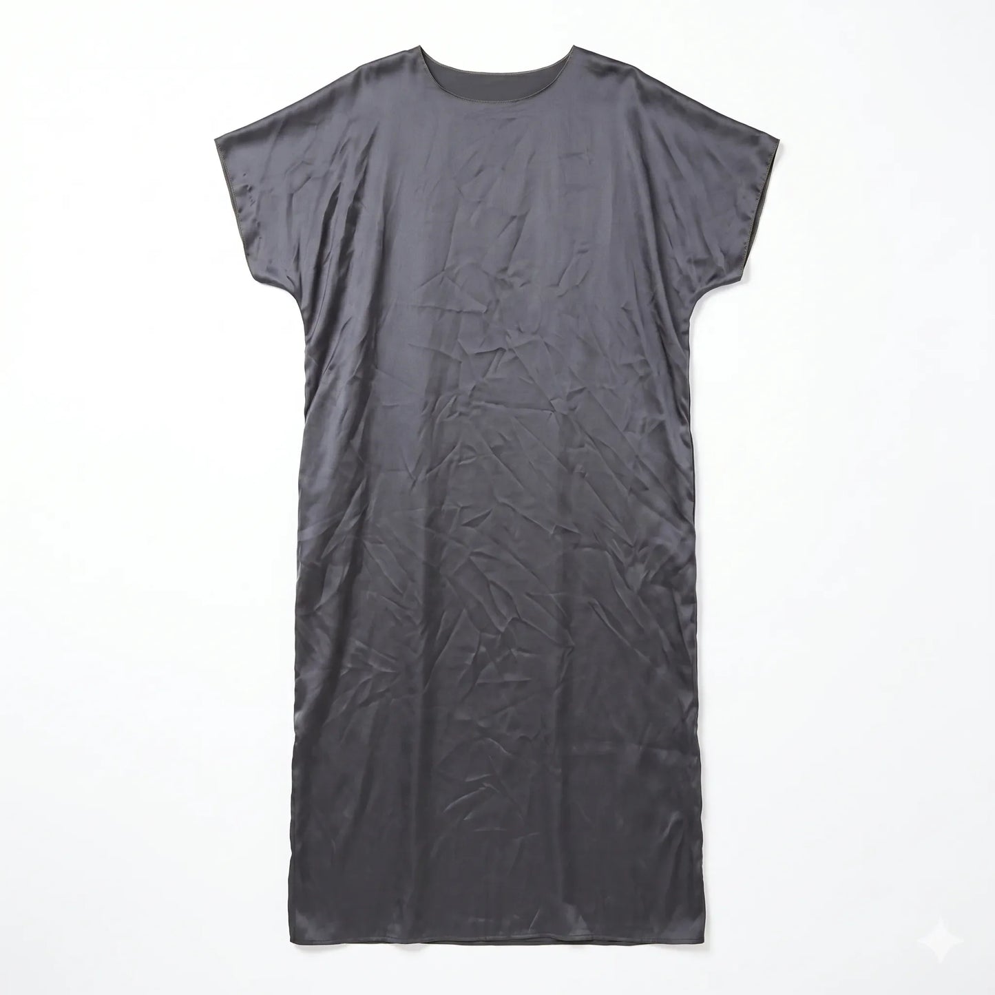 SD Women's Dark Grey Short Sleeve Abaya | SD In Lebanon