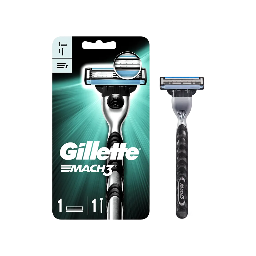 Gillette Mach 3 Razor With Handle - Medaid International
