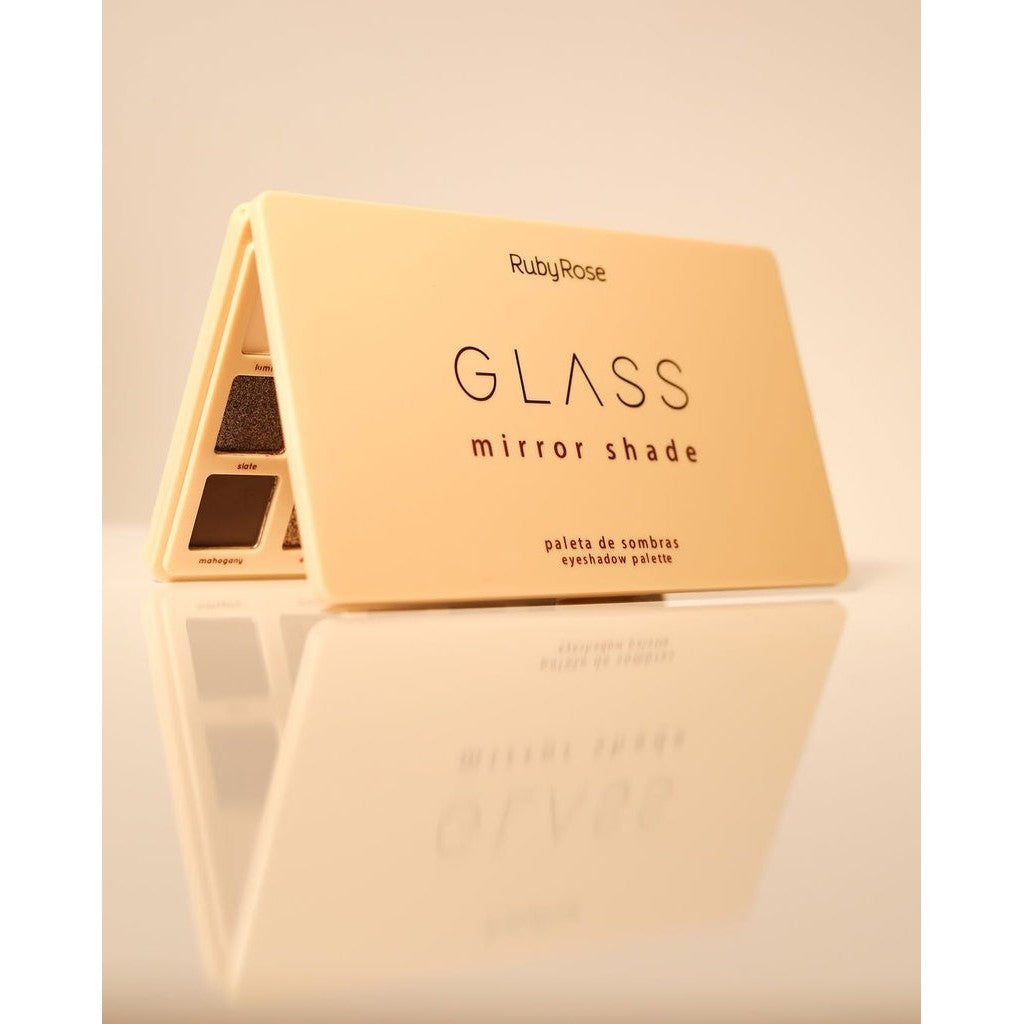 Ruby Rose Glass Mirror Shade Eyeshadow Palette 18 Shades HB F2603