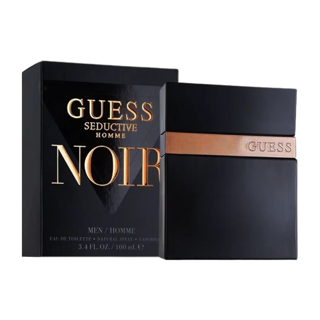 Guess Seductive Homme Noir Eau De Toilette Pour Homme - 100ml - Medaid International