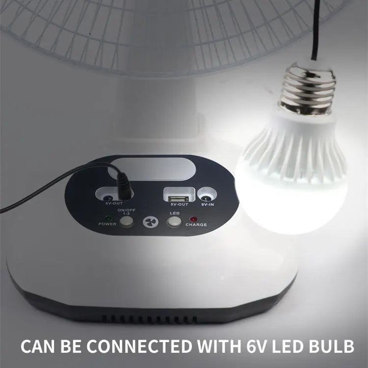 Portable Fan with Solar Panel - Medaid International