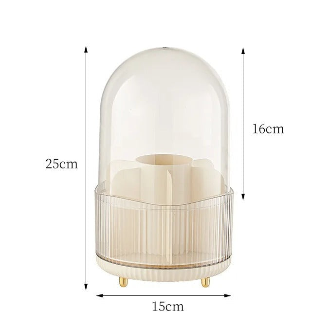 Rotating Makeup Brush Organizer