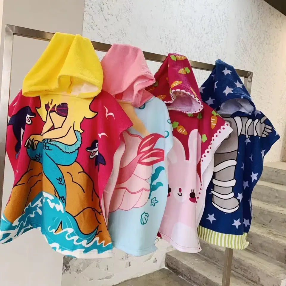 growell Hooded Kids Beach Towels - Medaid International