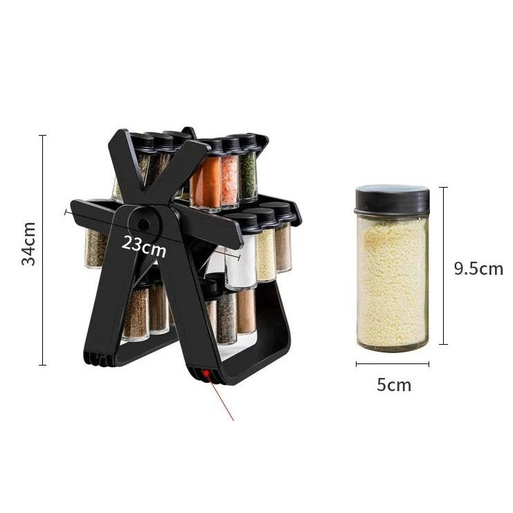 18-Jar Rotating Rack