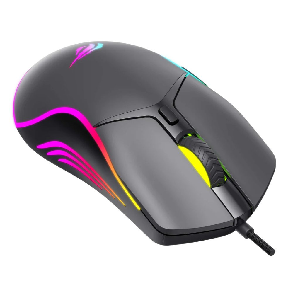 HAViT MS1029 RGB GAMING MOUSE BLACK WiRED