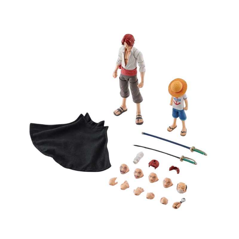 One Piece Shanks S.H.Figuarts Action Figure By Bandai Tamashii - Medaid International