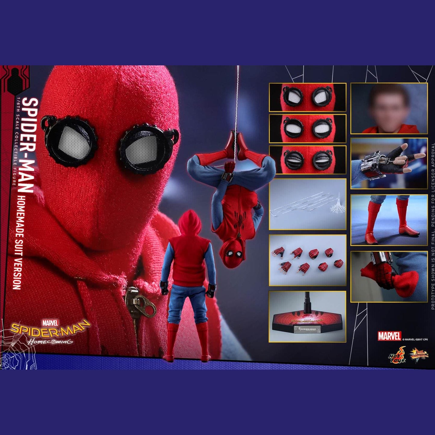 Spider-Man : Homecoming – Homemade Suit Action Figure By Hot Toys - Medaid International