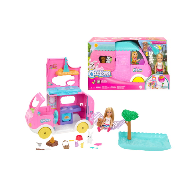 Barbie Barbie Club Chelsea Camper Refresh Toys by Mattel - Medaid International