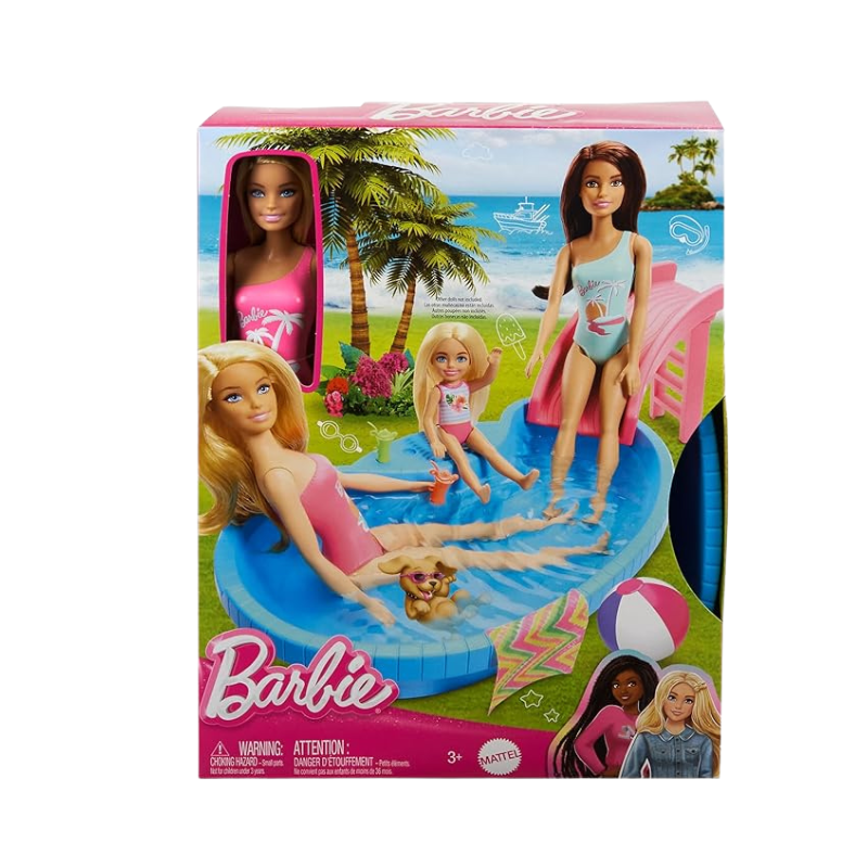 Barbie Barbie Pool With Doll Toys by Mattel - Medaid International