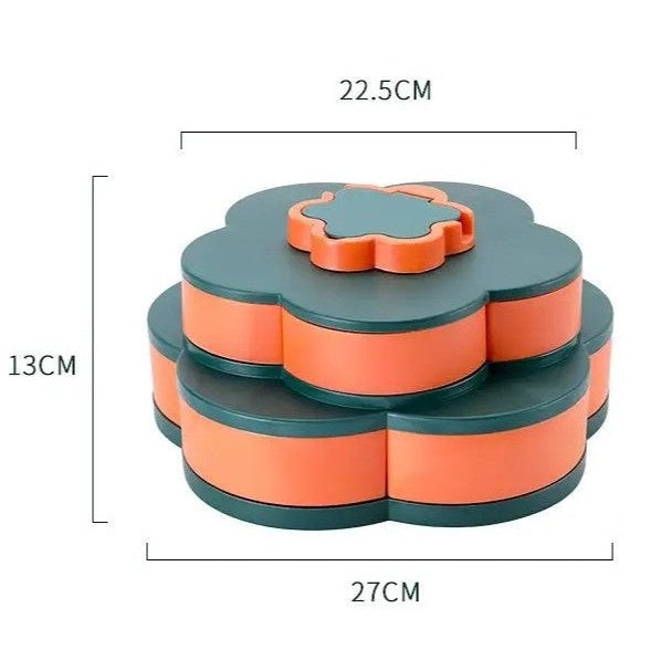 Rotating Flower Storage Box and Phone Holder
