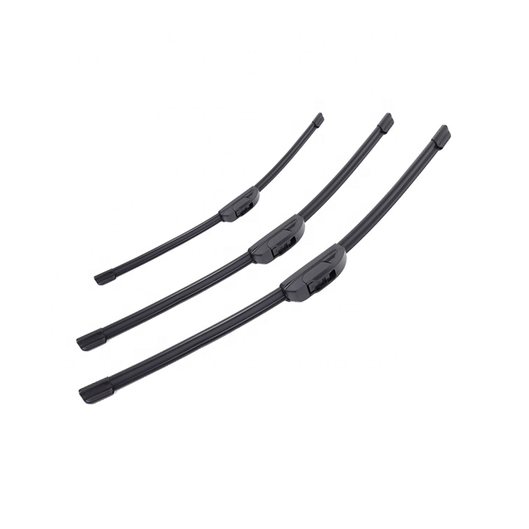 2 Pcs Car Silicone Wiper Blades Long-Lasting All Season Beam