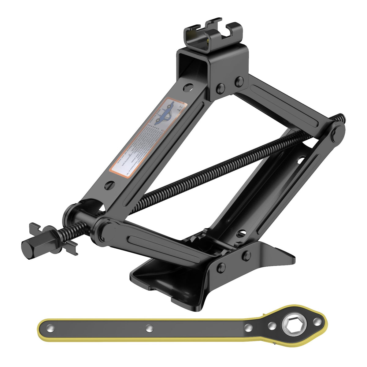 Auto 360° Steel Scissor Jack Ratchet Wrench