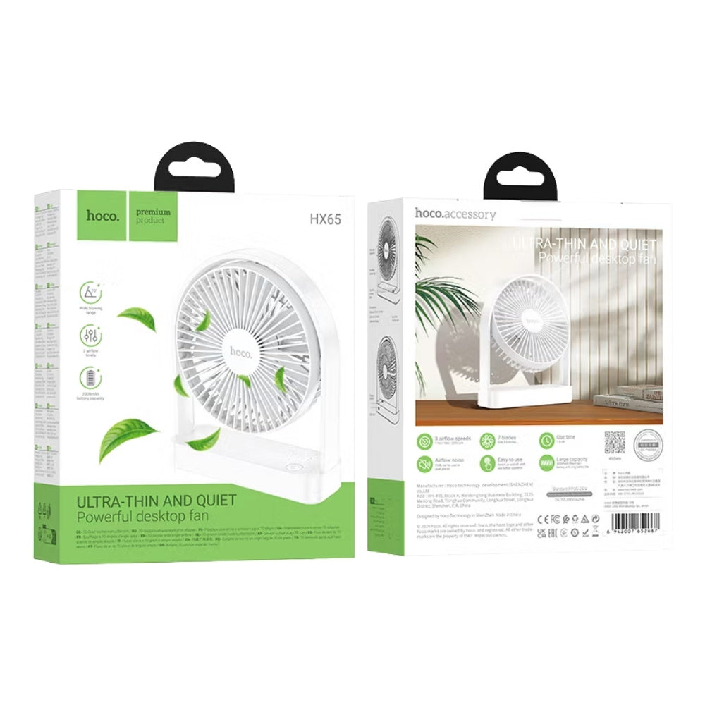 Hoco Portable Fan HX65 Desktop