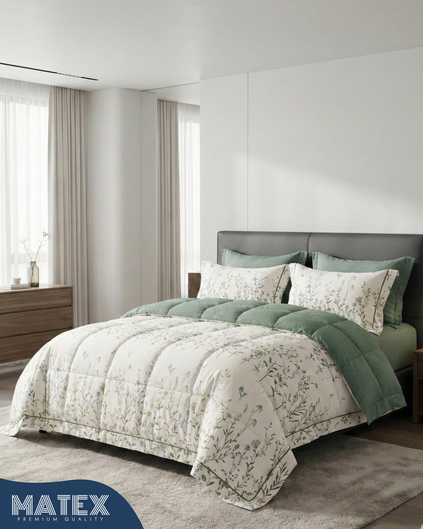 PureLeaf Cotton All-Season Comforter Set