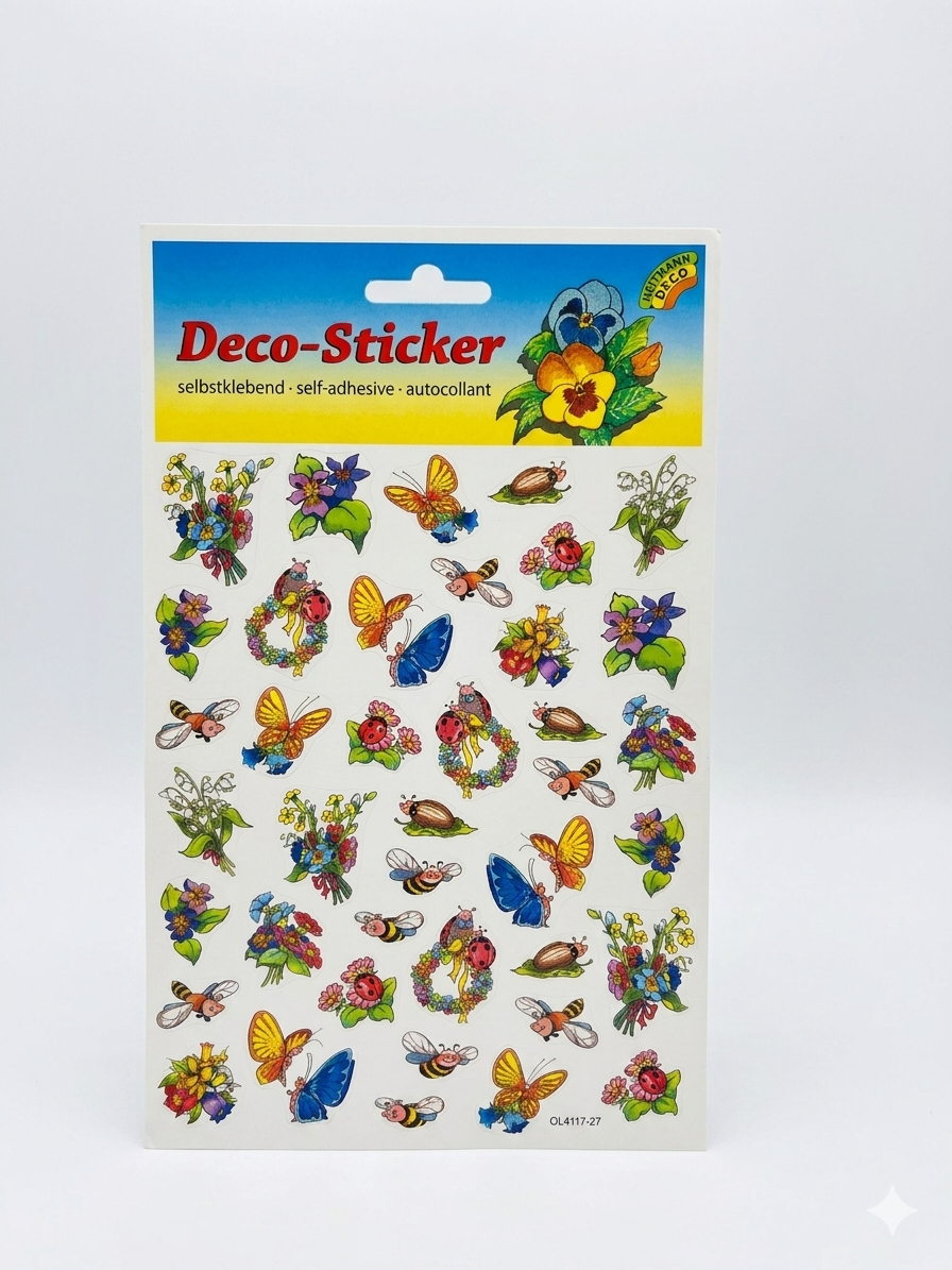 Heitmann Easter Egg Stickers, Spring And Garden Motif, 1 Sheet | Heitmann In Lebanon