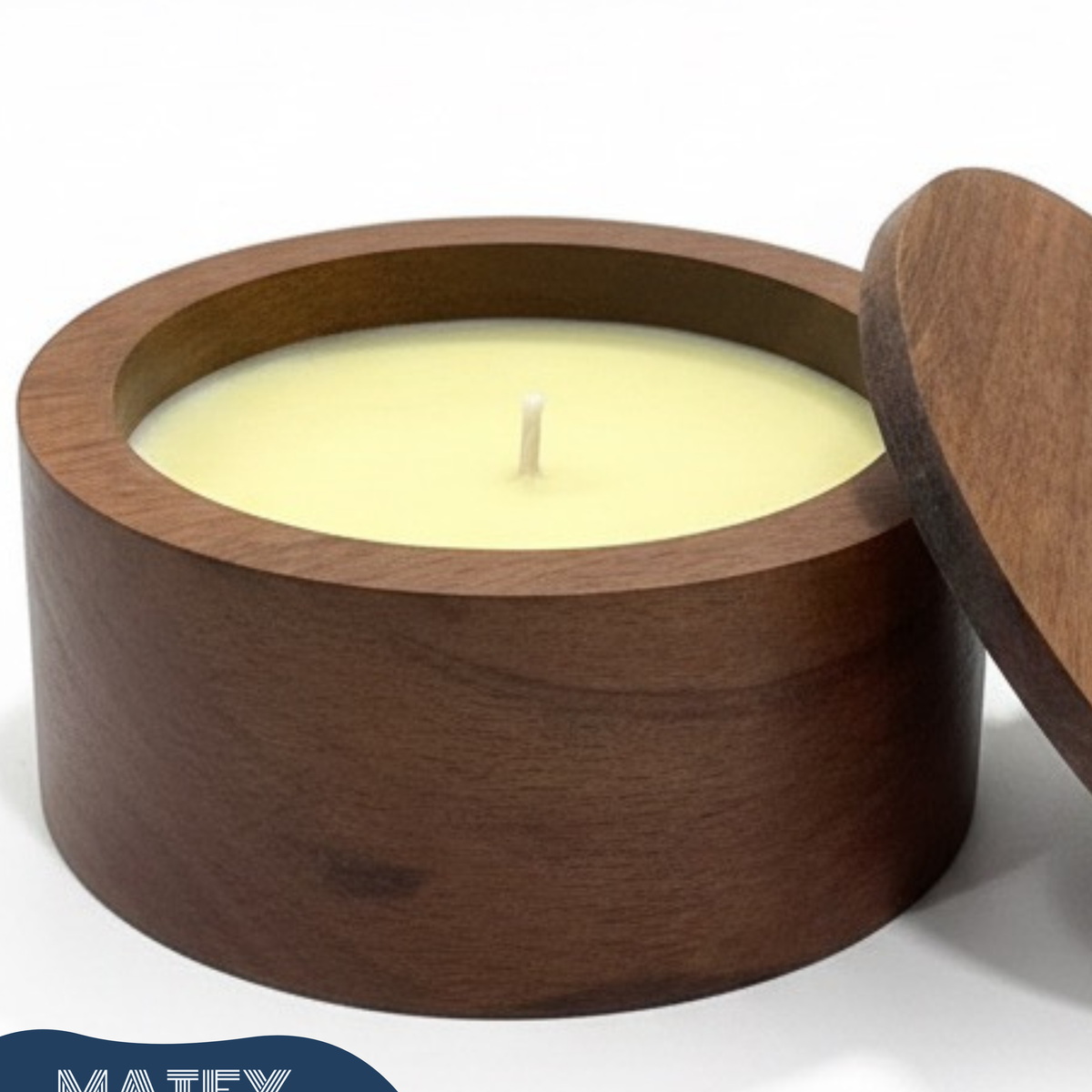 MATEX® Candle Mahogany wood - Scented