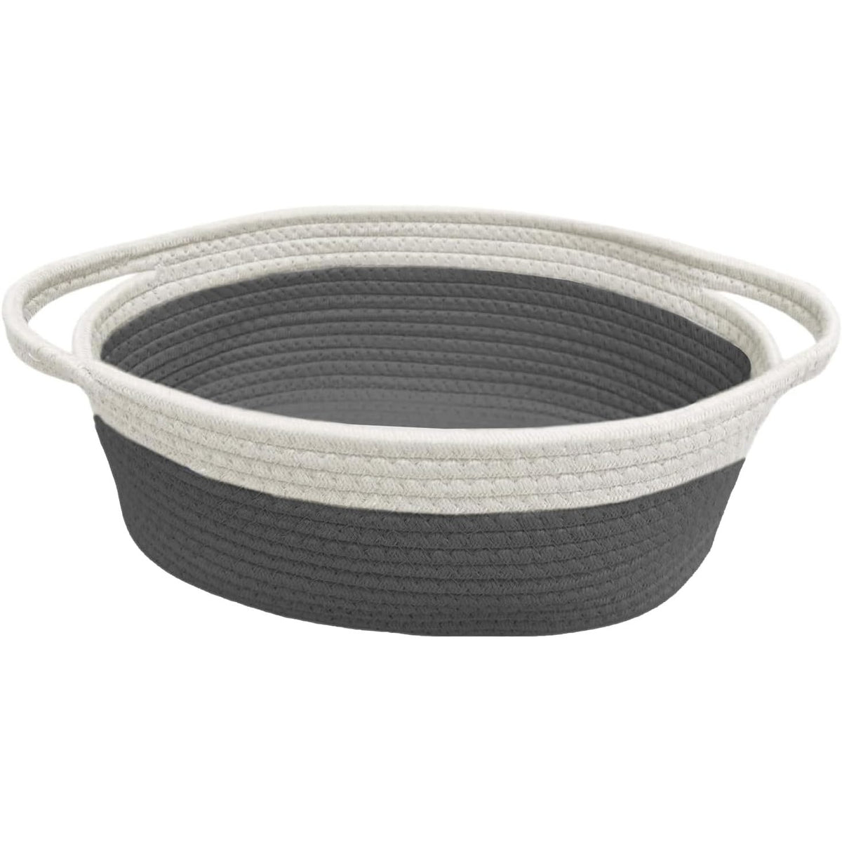 5 PCs Oval Cotton Woven Storage Basket Set