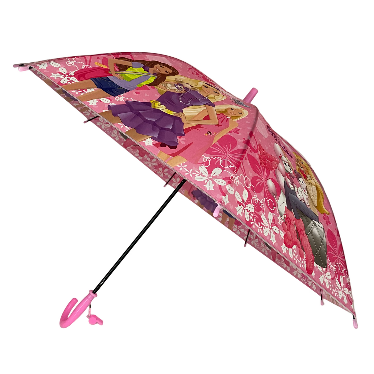 Barbie Umbrella For Kids - Pink