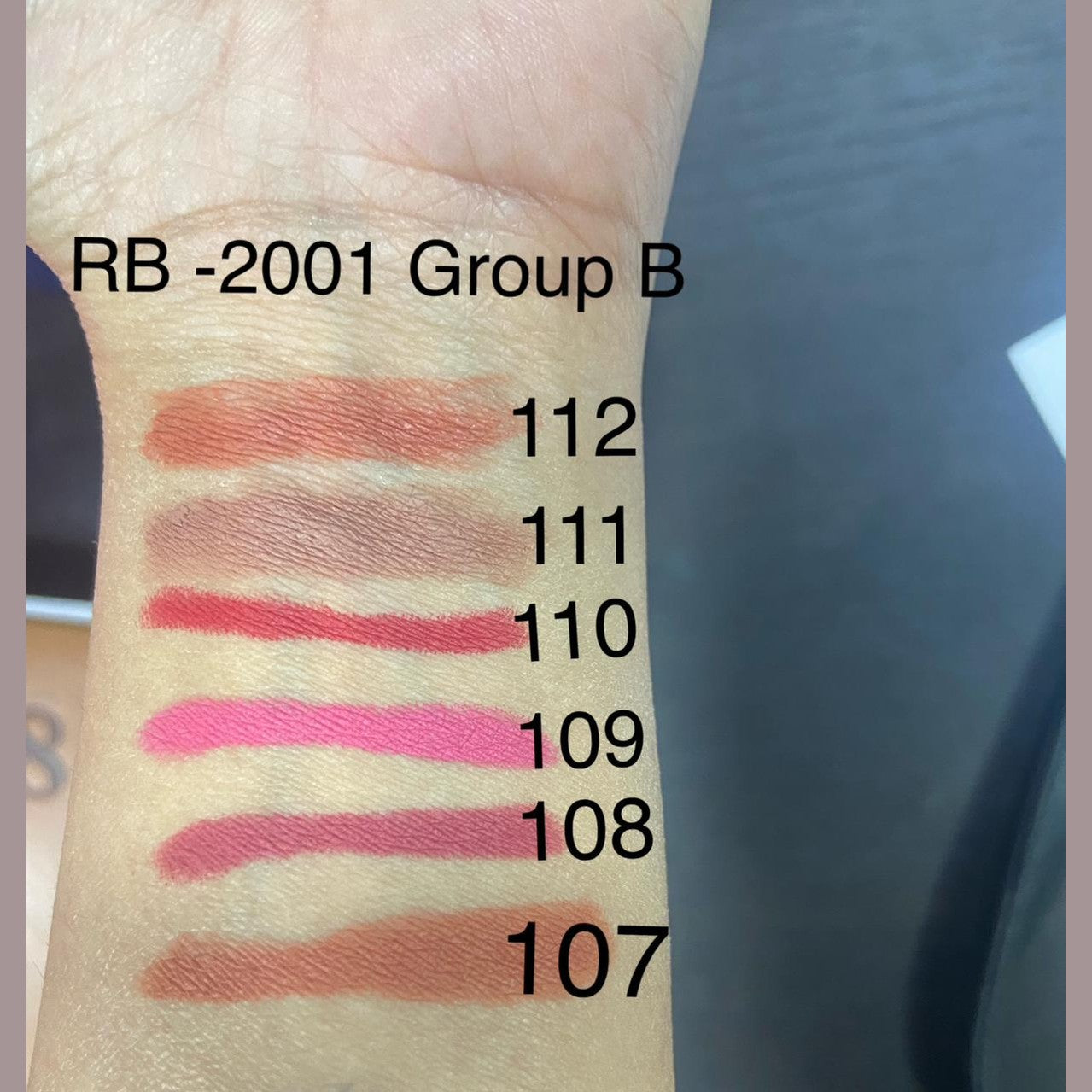 Ruby beauty matte lipstick non-transfer RB-2001 - Medaid International