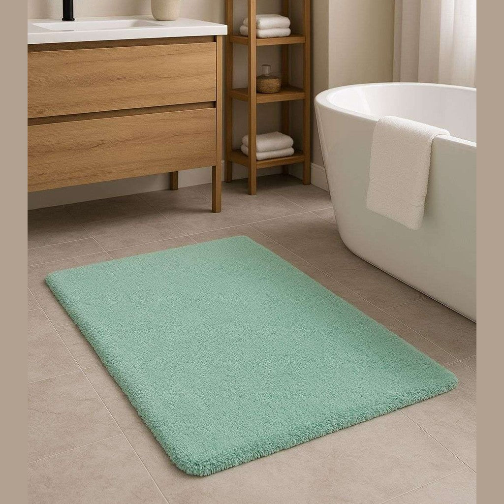 Bath Mat 60 x 90 cm Melange Turquoise by Wenko