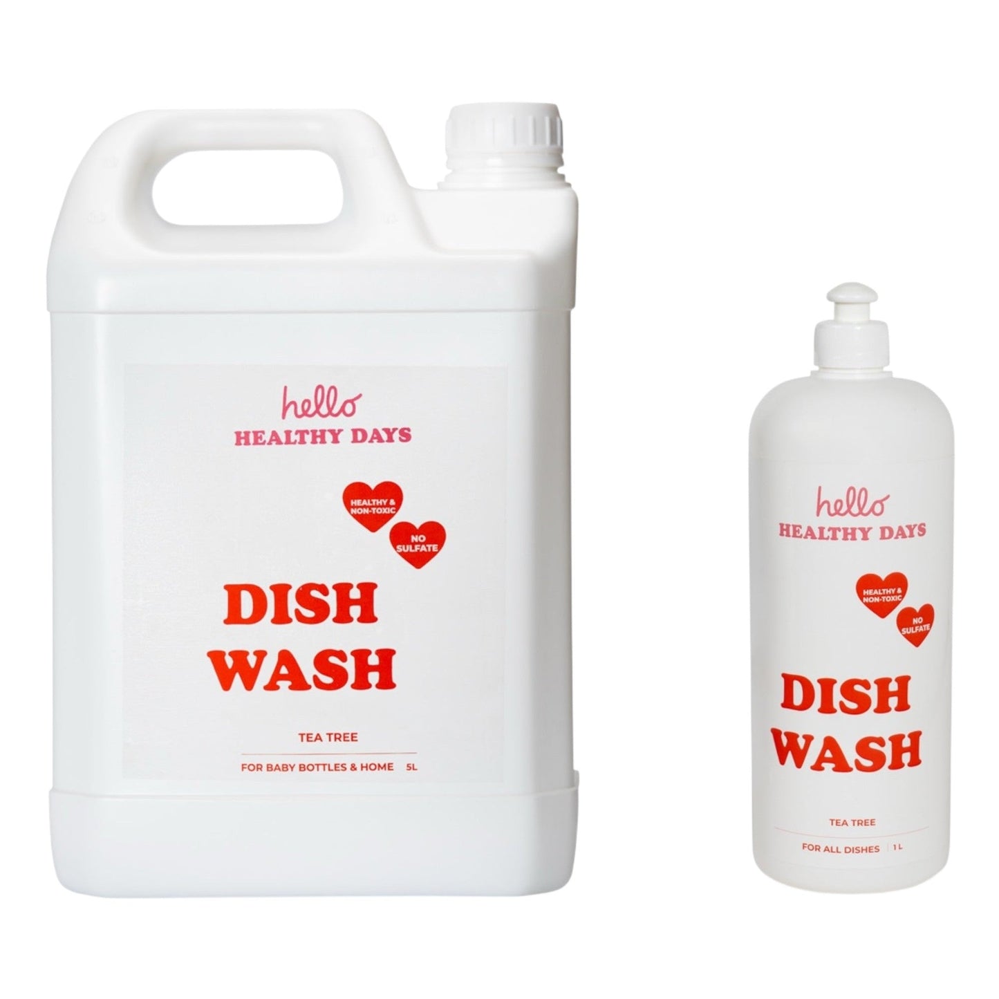 Dish Wash bundle - 1L bottle + 5L refill