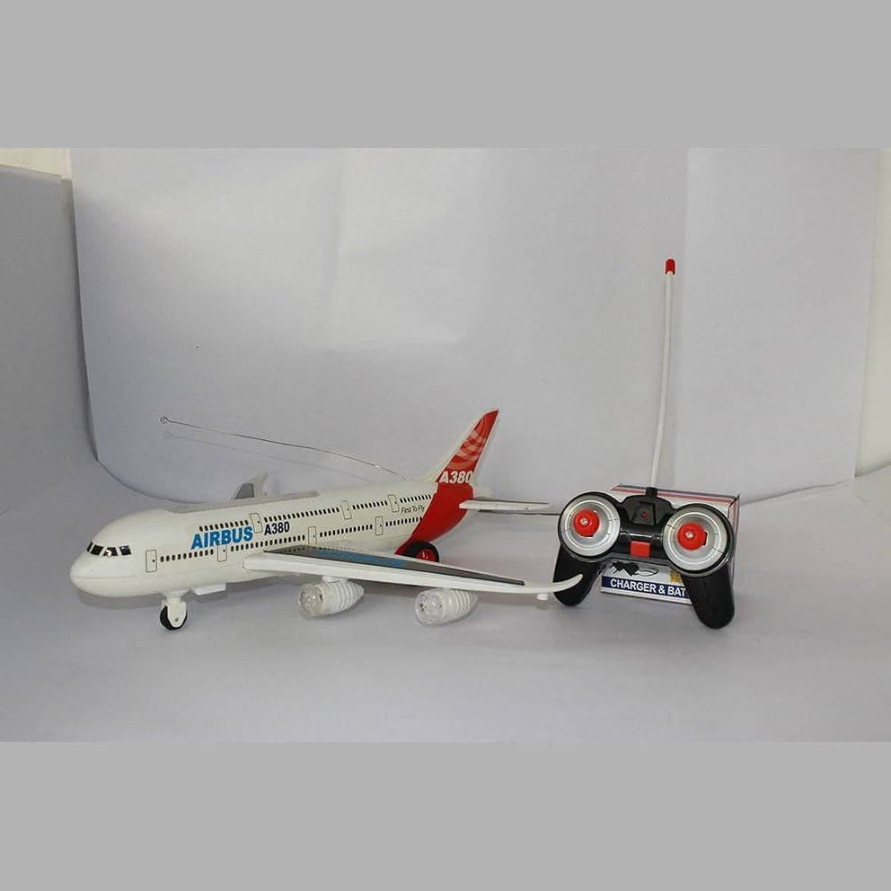 1:200 Remote Control Airbus Radio Control Plane with Light and Music, Multi Color