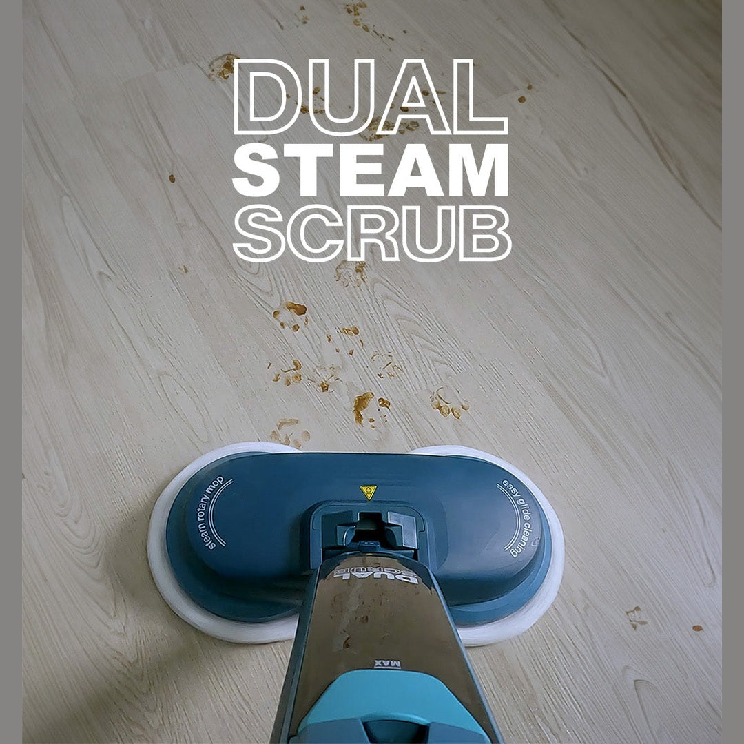 Dual Steam Scrub Rotating Brushes ,1200W