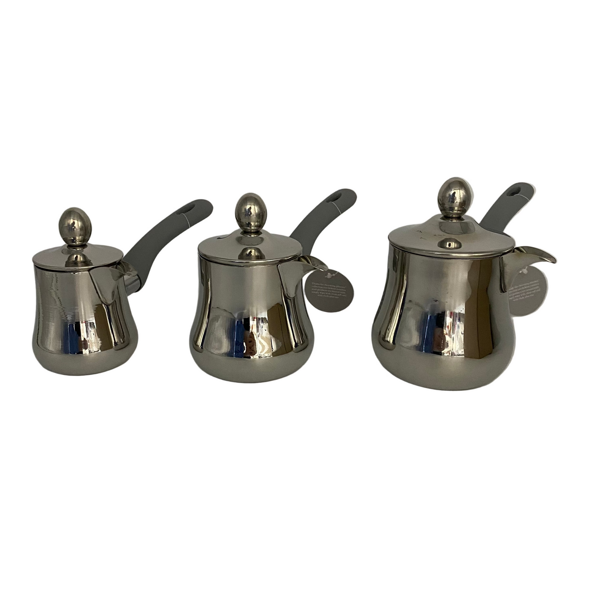 Phoenix, 3 PCs Stainless Steel Coffee Warmer Set
