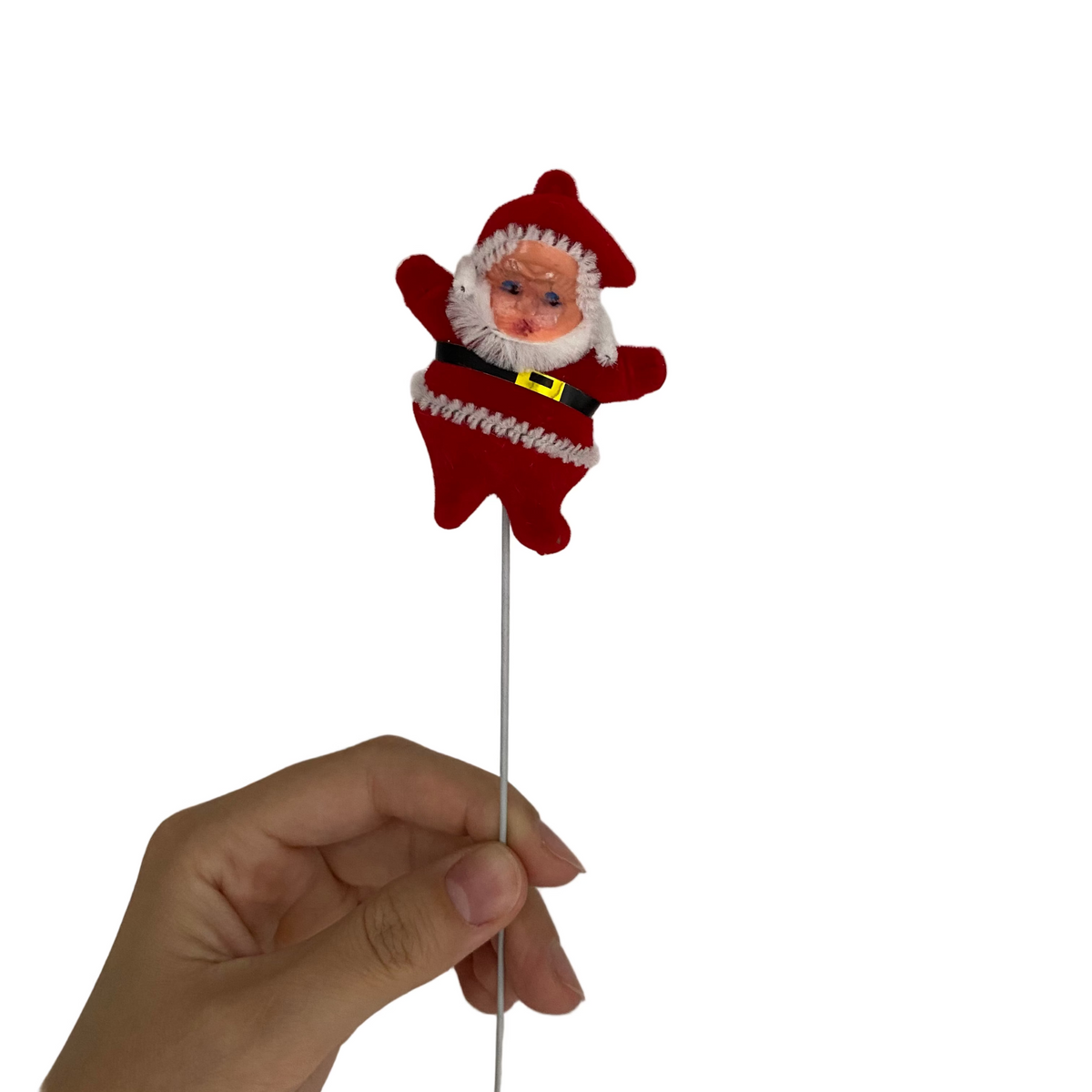 6 PCs Santa Clause Sticks Set For Christmas Tree Decoration