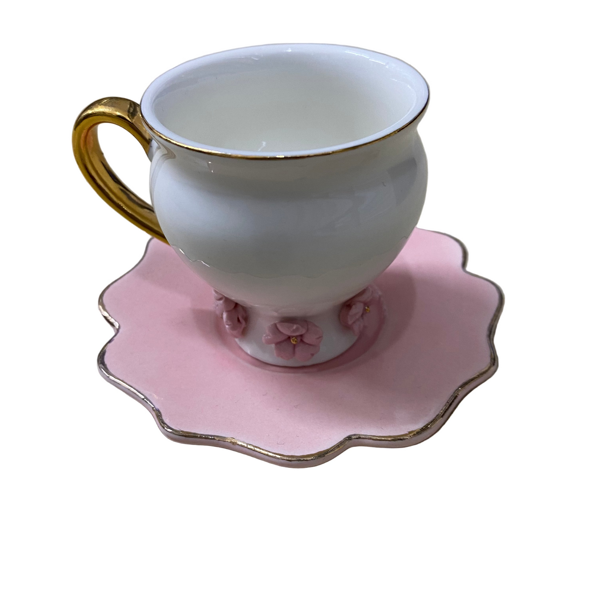 12 Pcs Ceramic Coffee Cups With Saucers Set