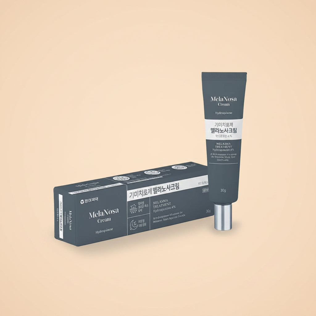 Melanosa Cream 30g
4% Hydroquinone for Melasma, Freckles &
Dark Spots